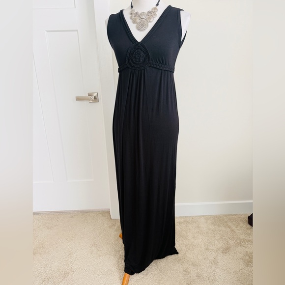Max Studio Black Maxi Dress size XS - Picture 3 of 7